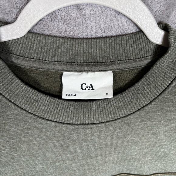 C&A Green XPLORE Landscape Series Crewneck Sweatshirt Men’s Medium - Picture 3 of 6